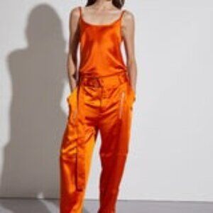 NWT Saint Art-  Courtney Mid-rise Charmeuse Pant, Marigold, NWT -MEDIUM